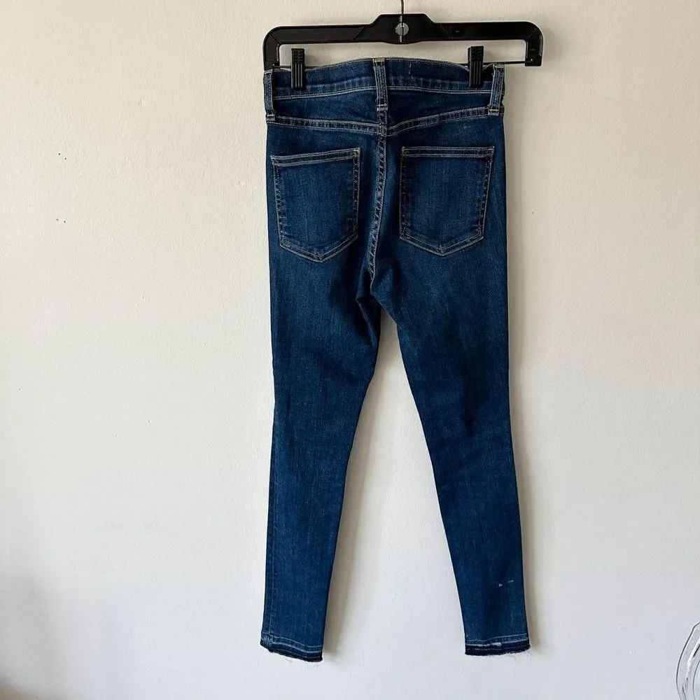 VERONICA BEARD Patchwork Mid-Rise Skinny Leg Jeans - Size 24